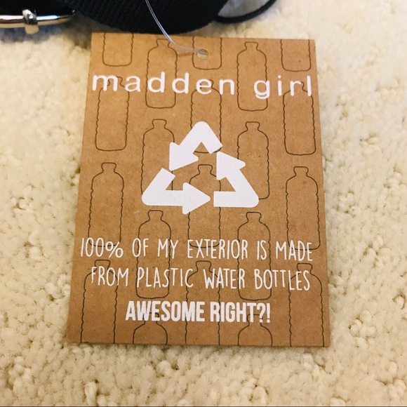 NWT Madden Girl Eco Mini Backpack - recycled! - Picture 2 of 4